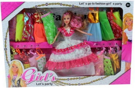 Набор платьев с куклой - фото 1