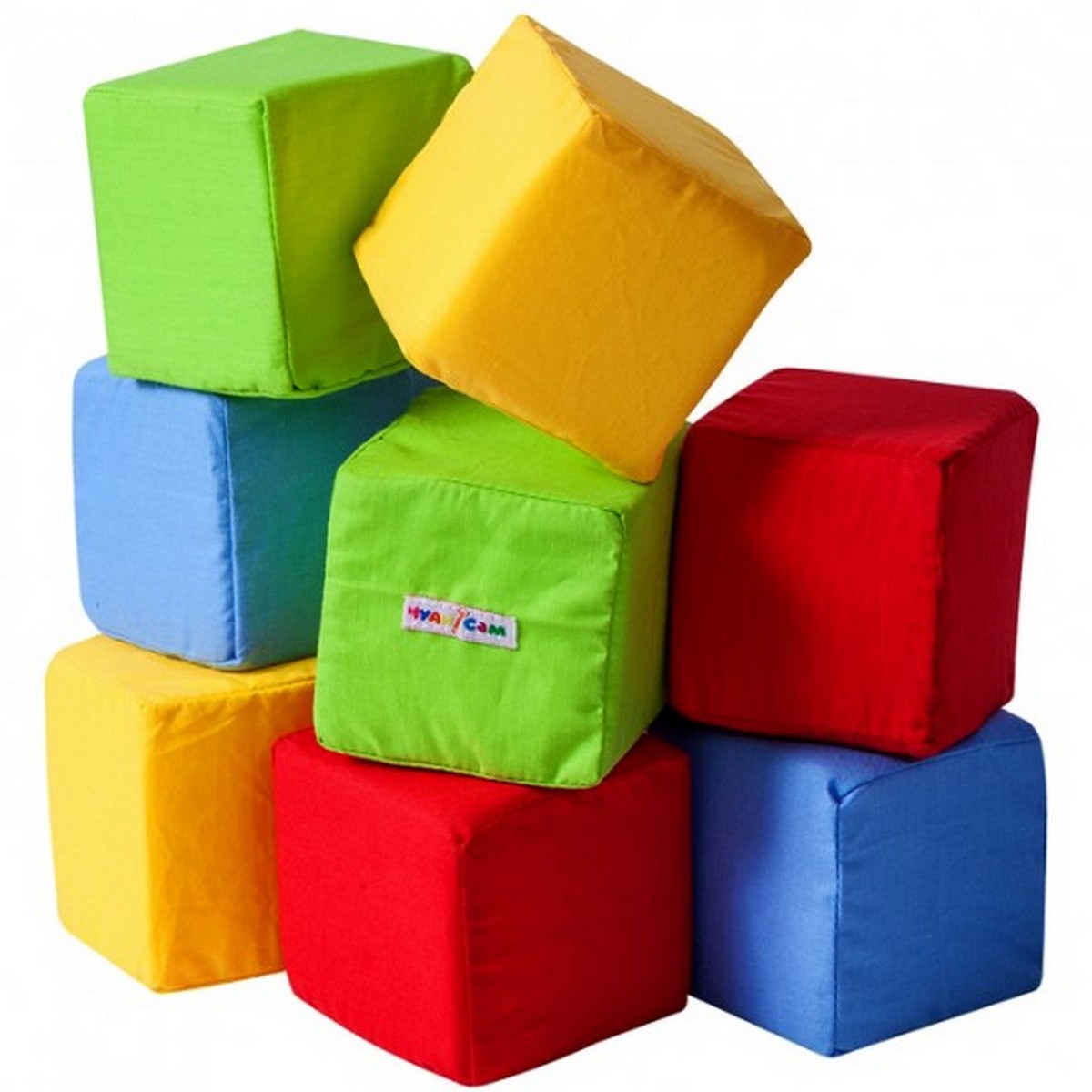 Набор мягких цветных кубиков А038