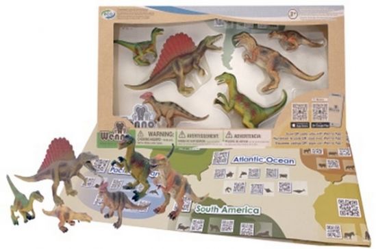 Игровой набор с QR-картой Wenno «Хищные Динозавры» - фото 1