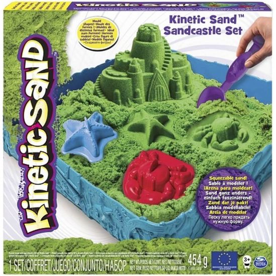 Набор песка для детского творчества «Замок из песка» зеленый - фото 1