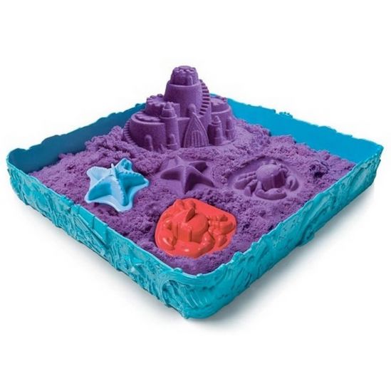 Набор песка для детского творчества «Замок из песка» фиолетовый - фото 2