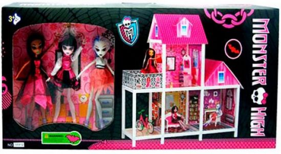 Кукольный домик «Monster High» с шарнирными куклами - фото 2