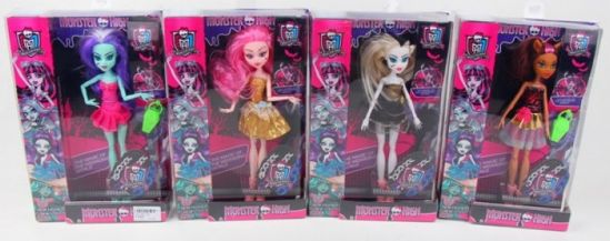 Кукла «Monster High» 4 вида с аксессуарами - фото 1