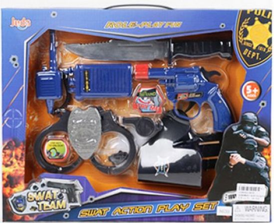 Полицейского детский набор с пистолетом - фото 1