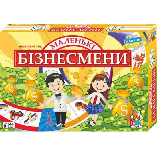 Настольная игра «Маленькие бизнесмены» на украинском языке - фото 1