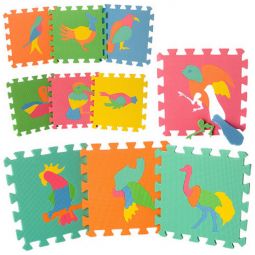 Детский коврик мозаика «Птицы»