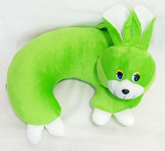 Подушка-рожок «Заяц зеленый» - фото 1