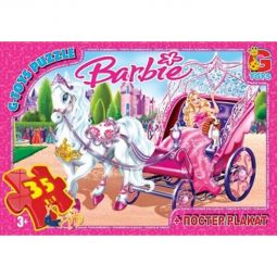 Пазлы G-Toys «Barbie» 35 эл
