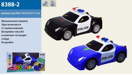 Музыкальная детская машина «Полиция» 2 цвета - фото 2