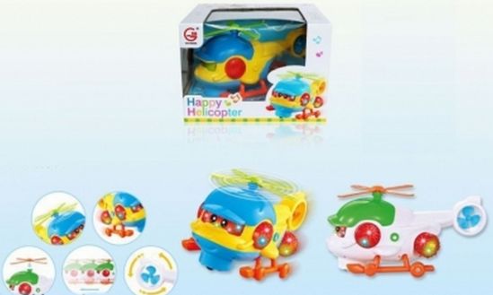 Игрушка для детей «Вертолет» музыкальный 2 цвета - фото 1