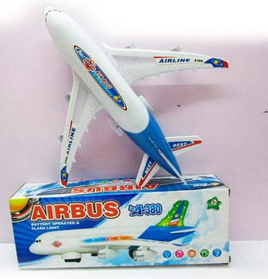 Самолет музыкальный «Airbus» на батарейках - фото 2