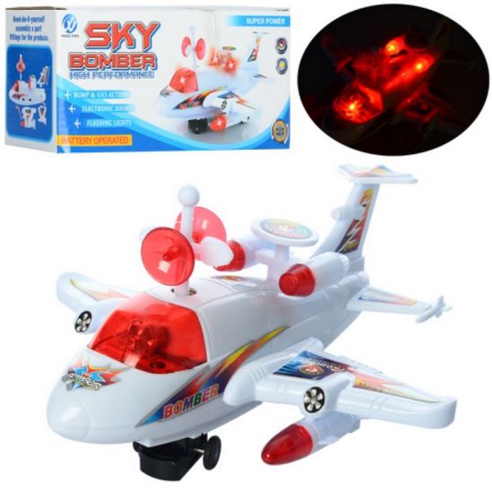Игрушечный самолет для детей «Sky Bomber» на батарейках - фото 2