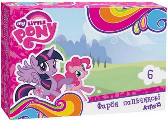 Краски пальчиковые «My Little Pony» 6 цветов - фото 1