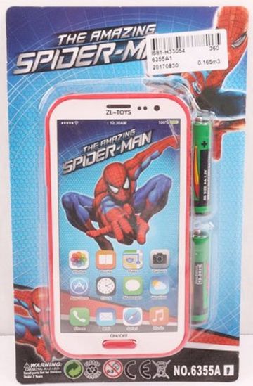 Детский мобильный телефон «Spiderman» - фото 1