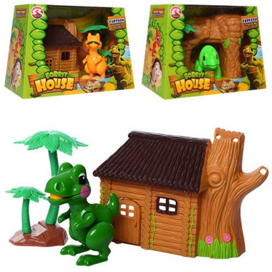 Игровой набор «Forest House» c динозавром 3 вида - фото 1
