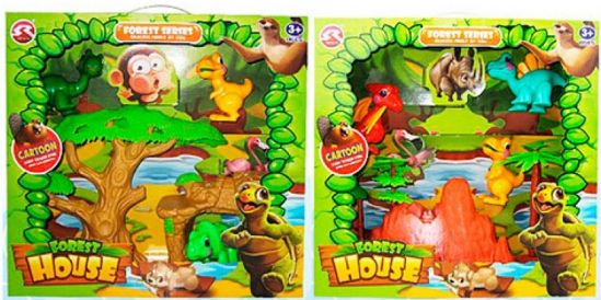 Игровой набор «Forest House» c динозавриками 2 вида - фото 2