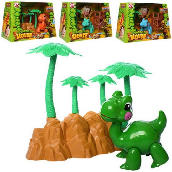 Игровой набор «Forest House» c динозавриком 4 вида - фото 1