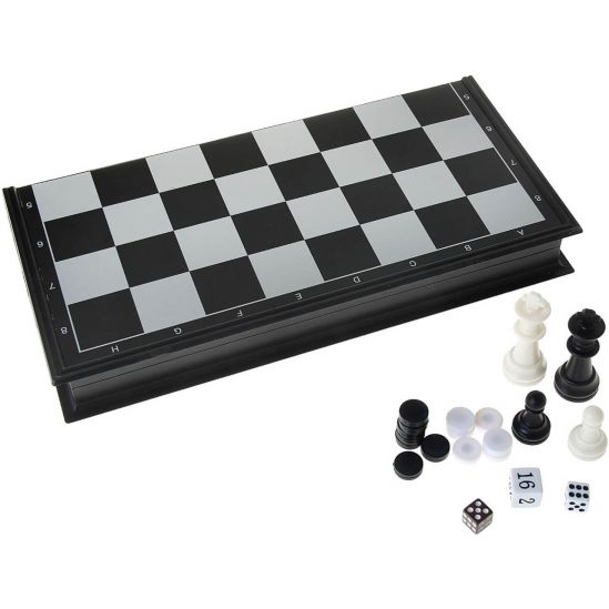 Шахматы 3в1 магнитные - фото 2