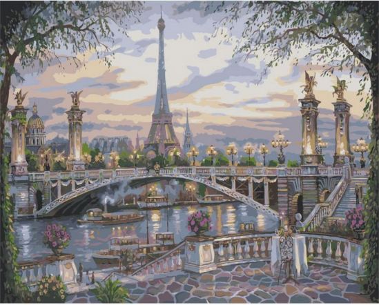 Картина по номерам «Удивительный Париж» 40*50 см - фото 1
