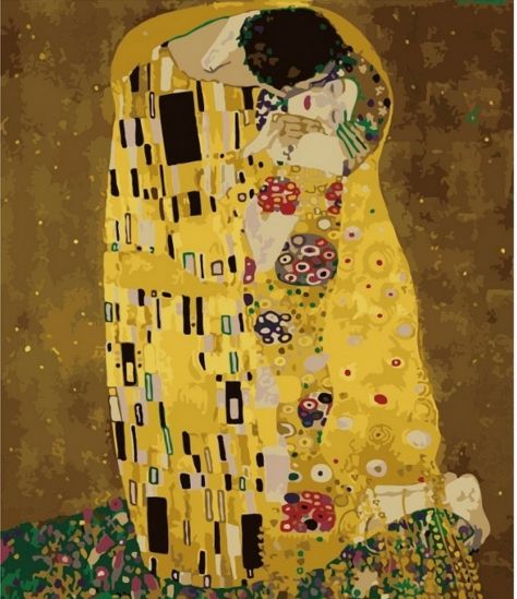 Картина по номерам «Аура поцелуя-Густав Климт» - фото 1
