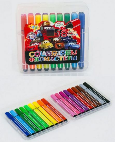 Фломастеры для детей Color Pen 18 шт - фото 1