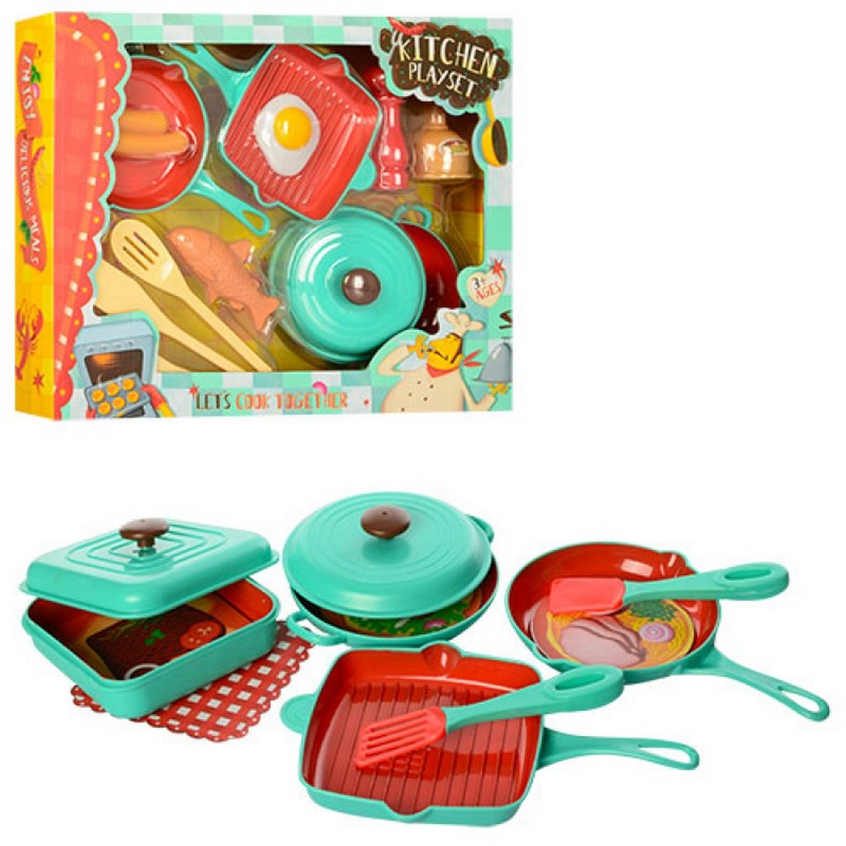 Посуда «Kitchen Playset» для детей 2 вида P8332-8619