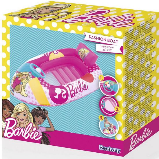 Плотик надувной «Barbie» для детей - фото 6