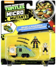 Игровой набор серии Черепашки-Ниндзя Micro «Леонардо и Шреддер в фургоне»