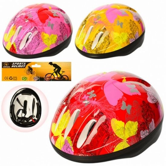 Защитный шлем для девочки 3 цвета - фото 1