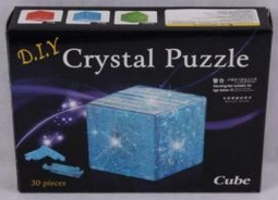 Пазлы 3D кристаллы «Куб» со световыми эффектами 30 эл