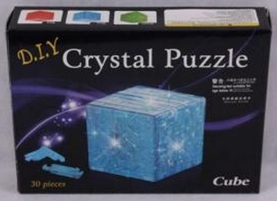 Пазлы 3D кристаллы «Куб» со световыми эффектами 30 эл - фото 1