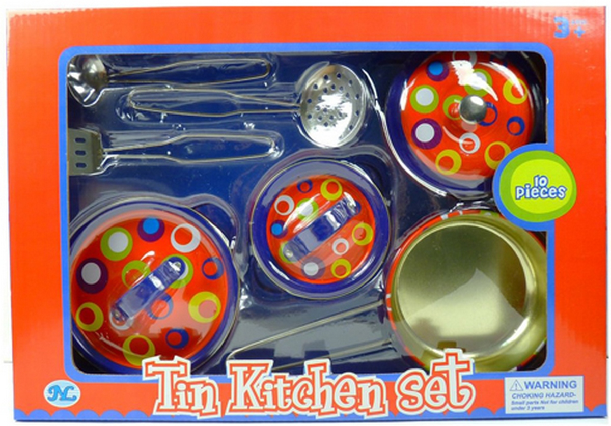 Кухонный набор металлический 10 предметов S084H