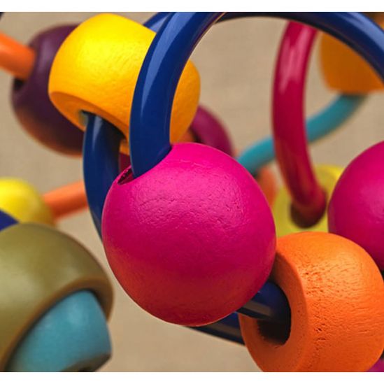 Развивающая деревянная игрушка «Разноцветный лабиринт» Battat - фото 2