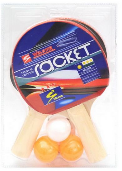 Ракетки для настольного тенниса с шариками W1379RK - фото 1