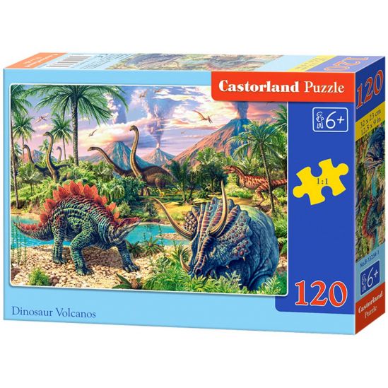 Пазлы Castorland 120 «Динозавры» - фото 1