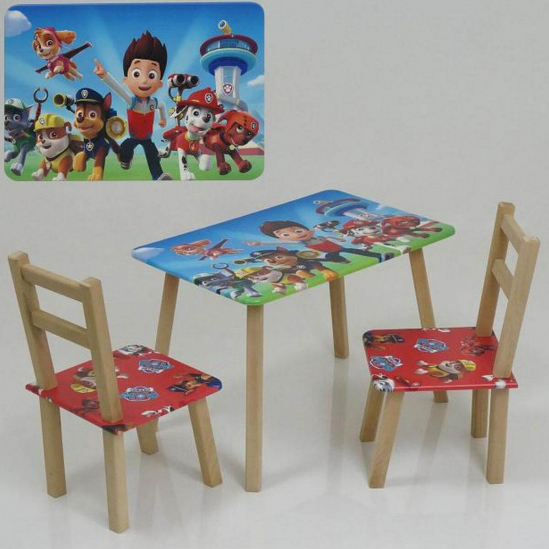 Столик со стульями «Щенячий Патруль» - фото 1