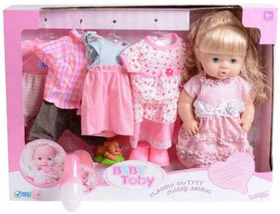 Кукла со звуком «Baby Toby» с нарядами и аксессуарами - фото 2