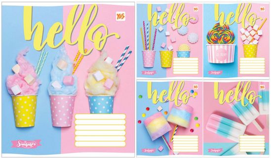 Упаковка тетрадей «Hello ice-creame» линия 12 л - фото 1