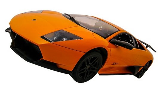 Машинка желтая на радиоуправлении 1:10 Meizhi Lamborghini LP670-4 SV - фото 1