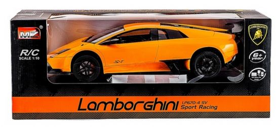 Машинка желтая на радиоуправлении 1:10 Meizhi Lamborghini LP670-4 SV - фото 8