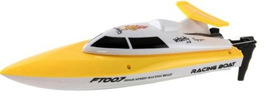 Катер желтый на радиоуправлении Fei Lun FT007 Racing Boat - фото 1
