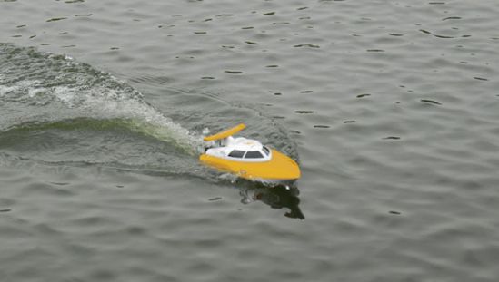 Катер желтый на радиоуправлении Fei Lun FT007 Racing Boat - фото 3