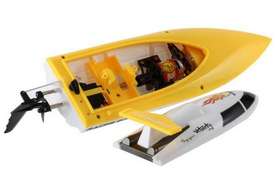 Катер желтый на радиоуправлении Fei Lun FT007 Racing Boat - фото 6