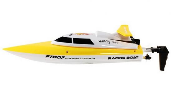 Катер желтый на радиоуправлении Fei Lun FT007 Racing Boat - фото 7