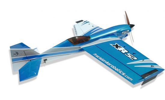 Самолет синий на радиоуправлении Precision Aerobatics XR-52 1321 мм KIT - фото 4