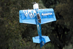 Самолет синий на радиоуправлении Precision Aerobatics Addiction 1000 мм KIT