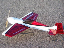 Самолет красный на радиоуправлении Precision Aerobatics Katana Mini 1020 мм KIT