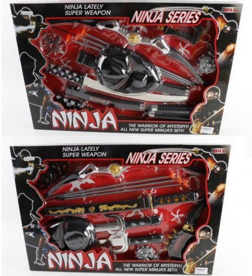 Игровой набор оружия с маской «Ninja» 2 вида - фото 1