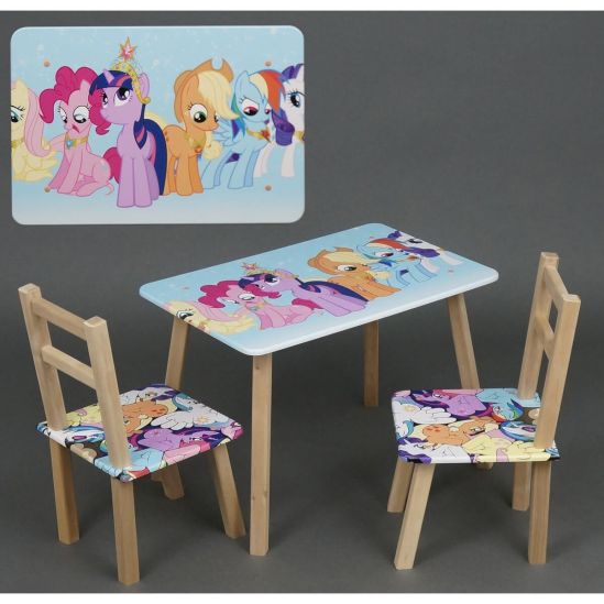Столик со стульями «My little pony» - фото 1