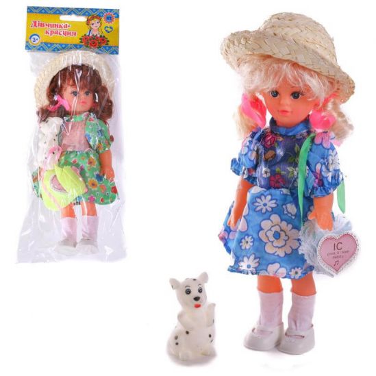 Кукла «Девушка-красавица» с собачкой 5 видов - фото 1